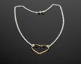 New Argento 925 Collana ORO